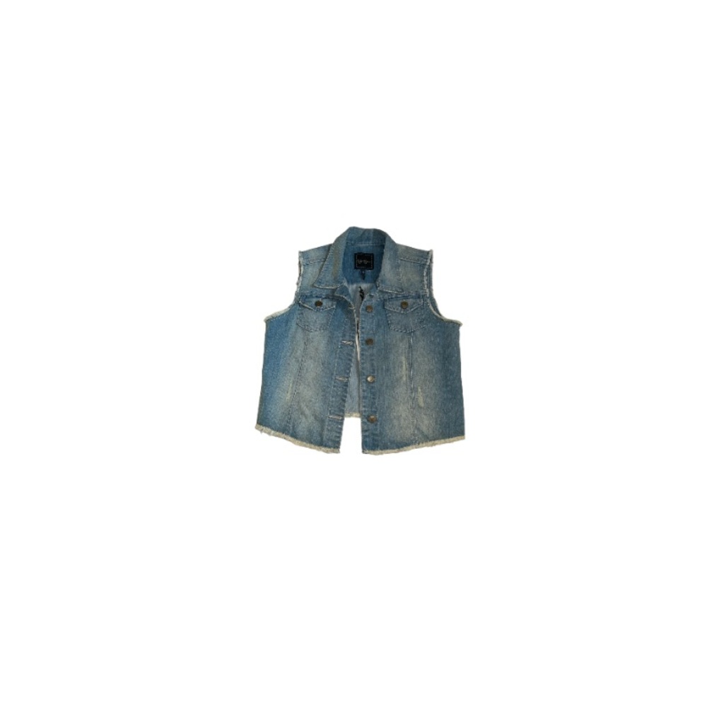 🆕 Jessica Simpson “Love” Denim Vest - Girl’s Size XL